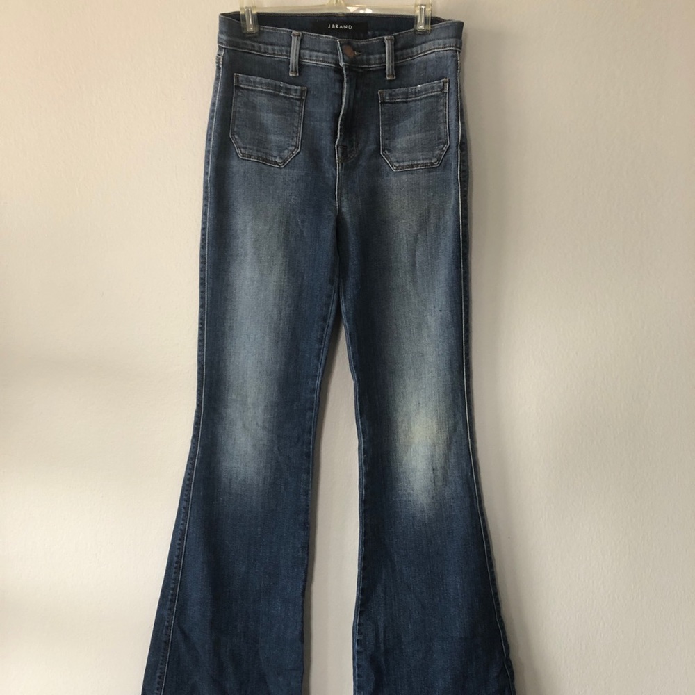 J brand high rise flare jeans ashbury  size 26
